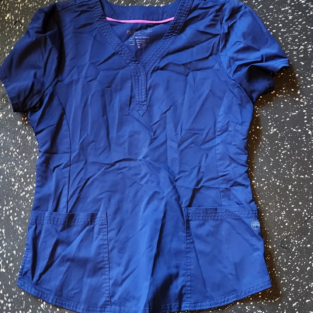 Healing Hands Purple Lable Scrub Top